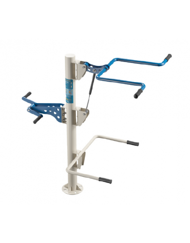 Shoulder Press inclusiva fitness da esterno per potenziamento muscolare - con Cyclette braccia - cm 153x102x161h