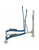 Ellittica fitness da esterno - per allenamento cardio e mobilizzazione completa - cm 172x50x171h