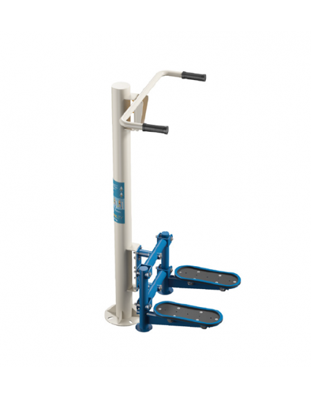 Step fitness da esterno per allenamento cardiovascolare - Dimensioni cm 74x78x151h