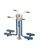 Stazione surf fitness da esterno per allenamento equilibrio e coordinazione - cm 140x76x131h