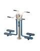 Stazione surf fitness da esterno per allenamento equilibrio e coordinazione - cm 140x76x131h
