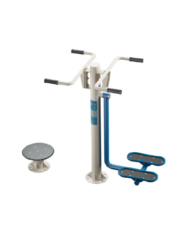 Stazione Twist e Surf fitness da Esterno per allenamento equilibrio e coordinazione - cm 152x74x131h