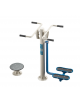 Stazione Twist e Surf fitness da Esterno per allenamento equilibrio e coordinazione - cm 152x74x131h