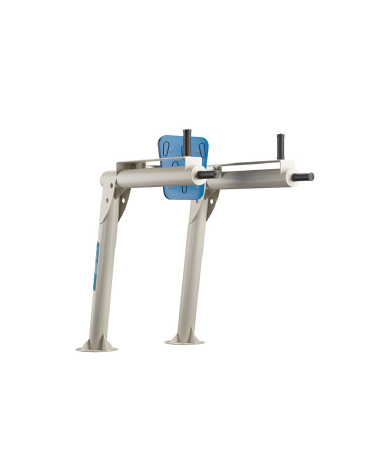 Stazione Parallele Fitness Outdoor per Dips e Addominali - cm 124x85x119h