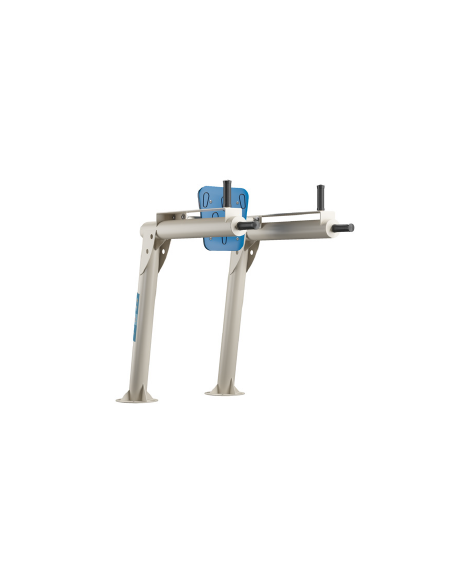 Stazione Parallele Fitness Outdoor per Dips e Addominali - cm 124x85x119h