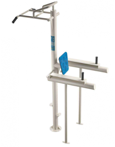 Stazione fitness Multifunzione per Allenamento a Corpo Libero da Esterno - cm 150x80x260h
