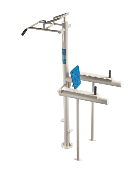 Stazione fitness Multifunzione per Allenamento a Corpo Libero da Esterno - cm 150x80x260h