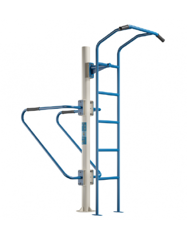 Stazione Multifunzione per Allenamento a Corpo Libero da Esterno - cm 175x80x210h