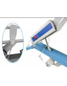 Barella doccia con sistema di sollevamento elettrico per il lavaggio e l'igiene delle persone allettate - Portata max 190 kg 