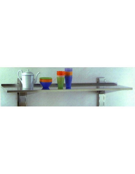 Mensola inox a muro Dimensioni cm.100x40