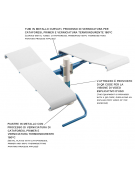 Doppia Panca fitness per addominali da esterno - Dimensioni cm 178x149x86h
