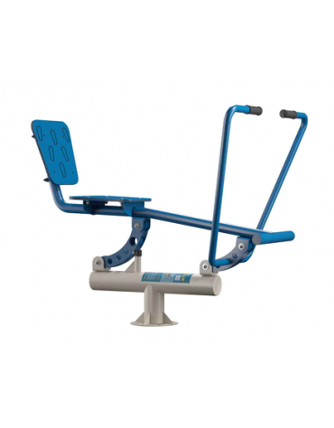 Macchina fitness per Rowing da esterno - con manopole zigrinate - Dimensioni 138x93x107h