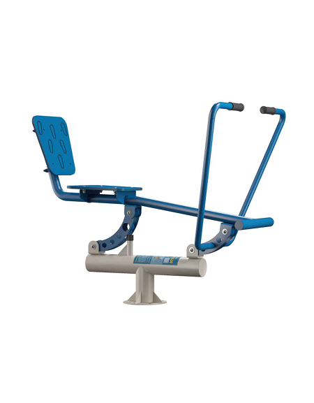 Macchina fitness per Rowing da esterno - con manopole zigrinate - Dimensioni 138x93x107h