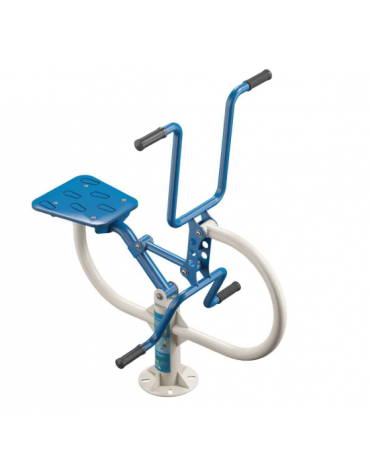Bicicletta Cyclette fitness da esterno - con tubi in metallo curvato - Dimensioni 115x76x129h