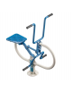 Bicicletta Cyclette fitness da esterno - con tubi in metallo curvati - Dimensioni 115x76x129h