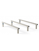 Ostacoli per esercizi  ginnici con pali in alluminio - cm 302x230x49h