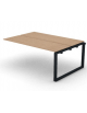 Allungo per benches doppio - piano melaminico spessore mm 18 e gamba ad anello chiuso - Colori a scelta - cm 180x125x73,5h