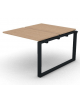 Allungo per benches doppio - piano melaminico spessore mm 25 e gamba ad anello chiuso - Colori a scelta - cm 100x125x74h