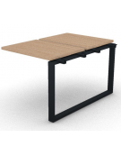 Allungo per benches doppio - piano melaminico spessore mm 30 e gamba ad anello chiuso - Colori a scelta - cm 80x125x74,5h