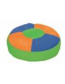 Pouf a Spicchi Soft - Dimensioni cm. Ø 130X30h - ignifugo in classe 1IM, privo di ftalati, atossico ed impermeabile