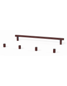 Attrezzatura di equilibrio e slalom con pali in plastica riciclata - cm 305x170x22h