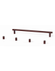 Attrezzatura di equilibrio e slalom con pali in plastica riciclata - cm 305x170x22h