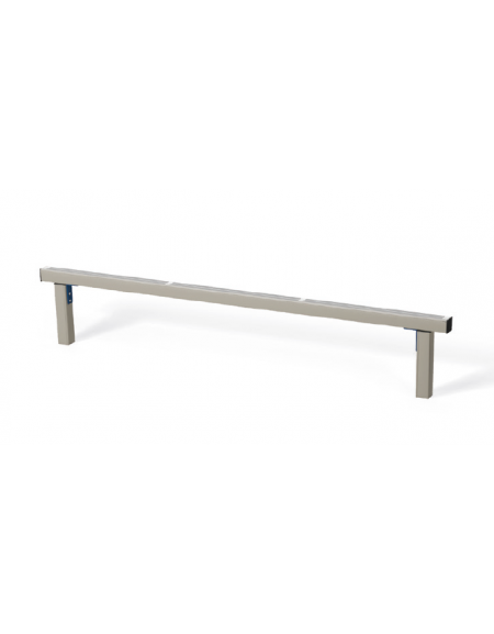 Asse per esercizi di camminamento in equilibrio con pali in alluminio - cm 302x9x54h