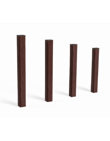 Pali per salti realizzati in plastica riciclata a diverse altezze - cm 159x9x110h