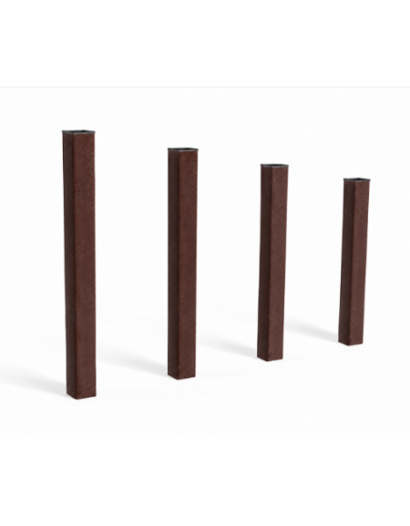 Pali per salti realizzati in plastica riciclata a diverse altezze - cm 159x9x110h