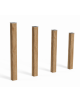 Pali per salti realizzati in legno di pino termotrattato a diverse altezze - cm 159x9x110h