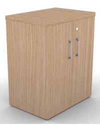 Mobile contenitore complanare con ante per scrivania in melaminico con spessore piano mm 30 - Colori a scelta - cm 42x60x74,5h