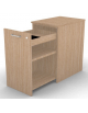 Mobile contenitore complanare per scrivania in melaminico con spessore piano mm 18 - Colori a scelta - cm 42x60x73,5h