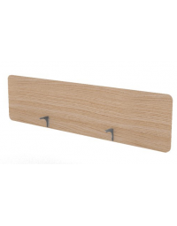 Schermo in melaminico per scrivania e/o workstation, spessore 18 mm - Colori a Scelta - cm 200x18x50h