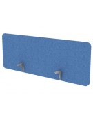Schermo fonoassorbente rivestito in tessuto per scrivania e/o workstation, spessore 18 mm - Colori a Scelta - cm 140x18x50h