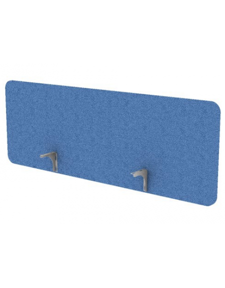 Schermo fonoassorbente rivestito in tessuto per scrivania e/o workstation, spessore 18 mm - Colori a Scelta - cm 140x18x50h