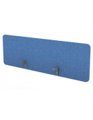 Schermo fonoassorbente rivestito in tessuto per scrivania e/o workstation, spessore 18 mm - Colori a Scelta - cm 160x18x50h