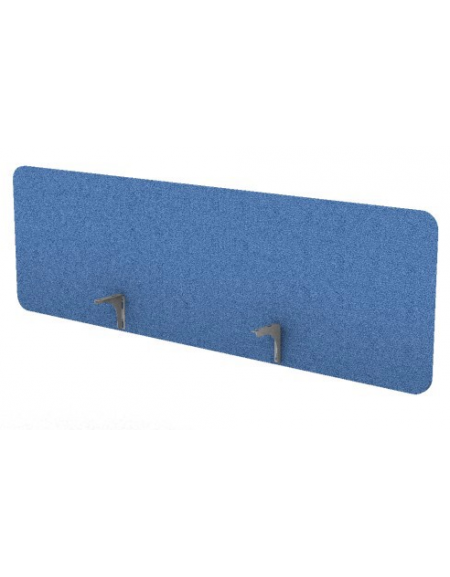 Schermo fonoassorbente rivestito in tessuto per scrivania e/o workstation, spessore 18 mm - Colori a Scelta - cm 160x18x50h