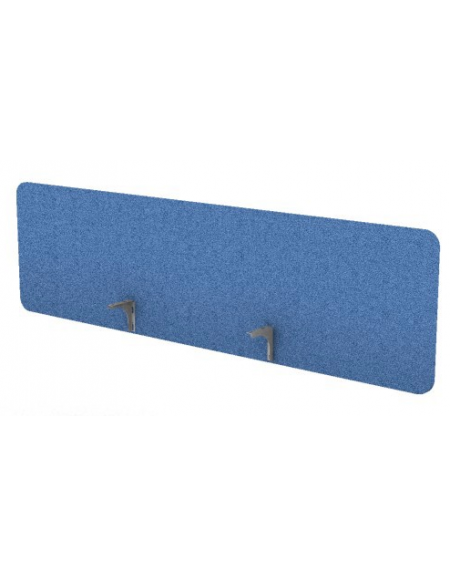 Schermo fonoassorbente rivestito in tessuto per scrivania e/o workstation, spessore 18 mm - Colori a Scelta - cm 180x18x50h