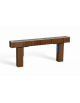 Trave per salti con struttura realizzata in alluminio rifinito in legno light - staffe in acciaio zincato - cm 105x9x40h
