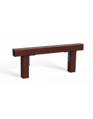 Trave per salti con struttura realizzata in plastica riciclata - staffe in acciaio zincato - cm 105x9x40h