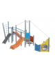 Gioco veliero per parco giochi , struttura in alluminio - cm 445x774x301h