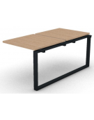 Allungo per benches doppio - piano melaminico spessore mm 30 e gamba ad anello chiuso - Colori a scelta - cm 80x165x74,5h