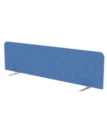 Schermo fonoassorbente rivestito in tessuto per benches, spessore 18 mm - Colori a Scelta - cm 140x18x35h