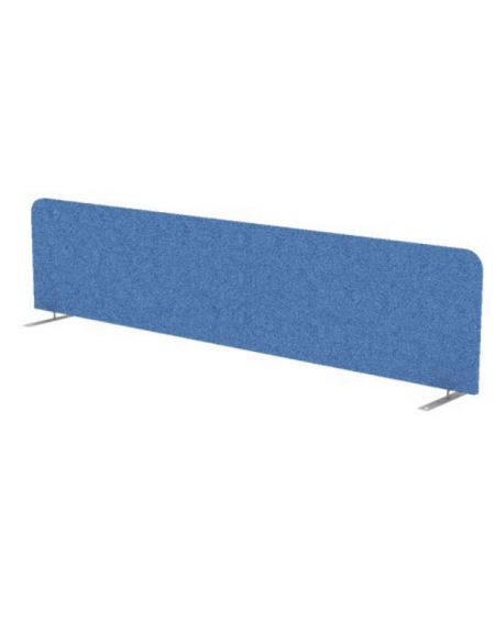 Schermo fonoassorbente rivestito in tessuto per benches, spessore 18 mm - Colori a Scelta - cm 160x18x35h