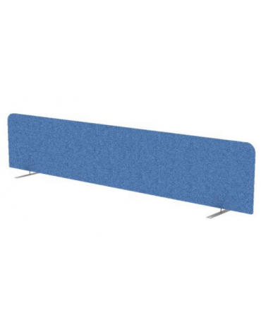 Schermo fonoassorbente rivestito in tessuto per benches, spessore 18 mm - Colori a Scelta - cm 180x18x35h