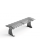 Panchina senza schienale, realizzata interamente in Metallo - seduta ergonomica - Dimensioni cm 150x45x45h