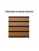 Panchina per parco, 2 fianchi in ghisa sferoidale doghe di legno esotico - cm 190x63x83h