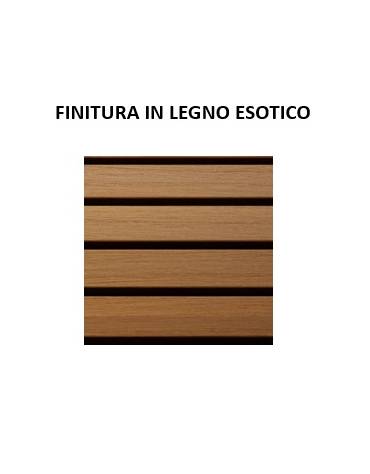 Panchina per parco, 2 fianchi in ghisa sferoidale doghe di legno esotico - cm 190x63x83h