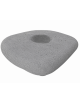 Panchina monoblocco a forma di sasso in cemento calcestruzzo colore Grigio pietra - cm 200x200x49h - Conforme ai CAM
