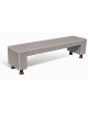 PANCHINA MONOBLOCCO IN CEMENTO - COLORE GRIGIO TRAVERTINO - CON SOSTEGNI AUTOLIVELLANTI - CM 200X50X50H - Conforme ai CAM